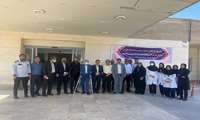 بازدید از بخش های اورژانس، کودکان، داخلی و بررسی پیشرفت پروژه توسعه اورژانس بیمارستان فارابی بستک