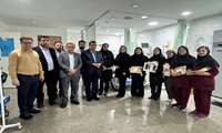 تجلیل از پرستاران بیمارستان فارابی بستک با حضور نماینده غرب هرمزگان